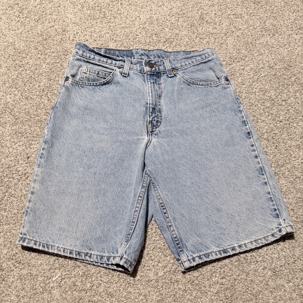 Vintage Levis 550 Orange Tab Jeans Mens 31 Light Wash Relaxed Fit USA Denim